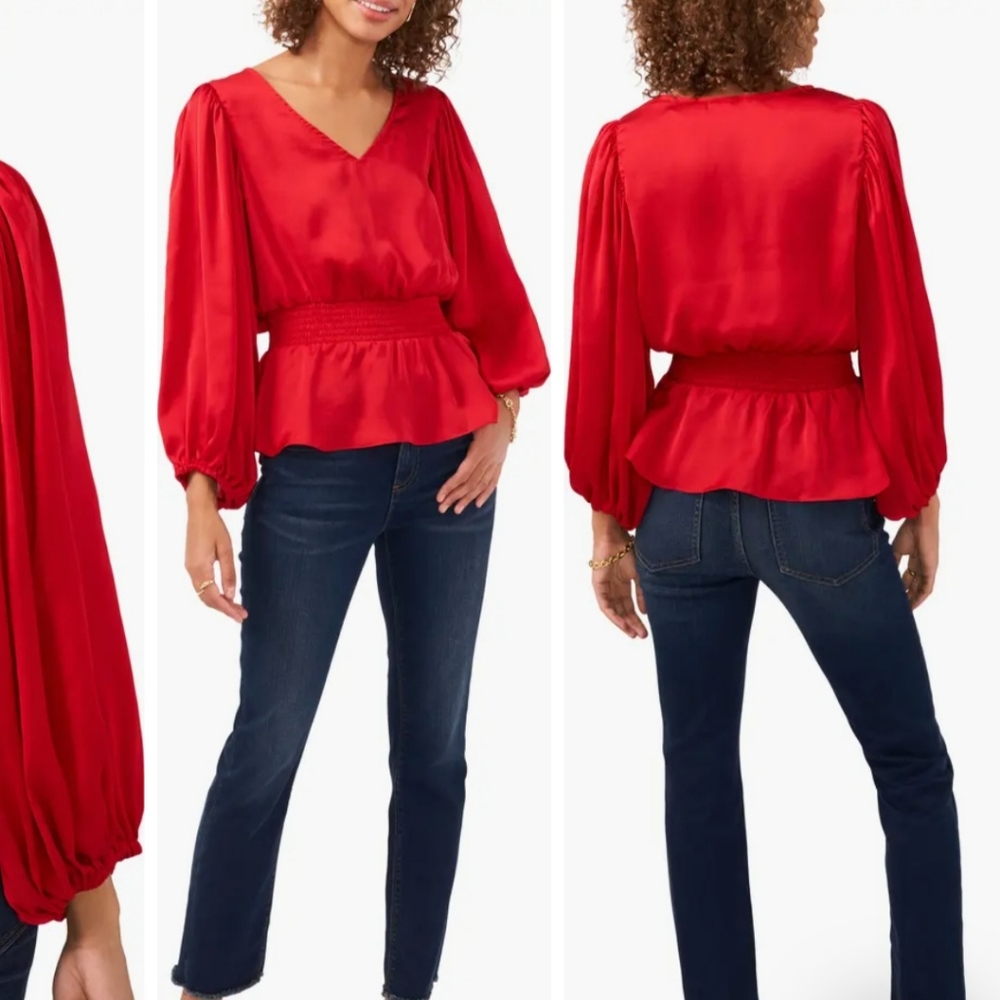 *NWT* Vince Camuto Red Vermillion Top